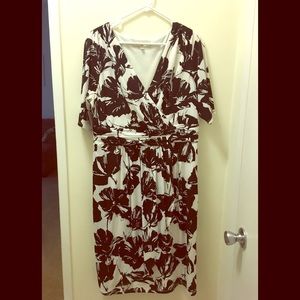 Faux wrap dress